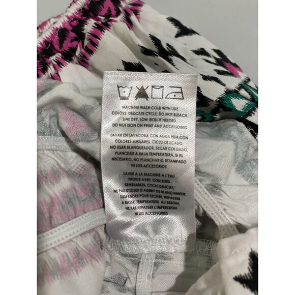 Wrangler Retro Womens Boho Off-Shoulder Top L Multicolor Rayon - Picture 10 of 16